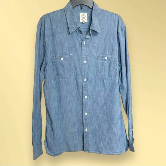 True Craft Other - True Craft Men’s  Southern Design Chambray Linen‎ Button-down